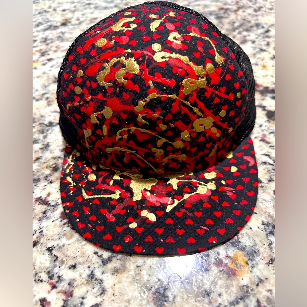George’s hats special edition hand painted artist hat. Toddler size
